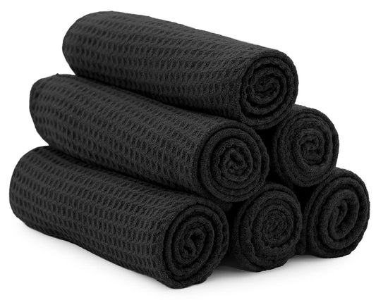 S&T INC. Microfiber Sweat Towel for Gym, Yoga Towel for Home Gym, Workout Towels for Gym Bag, 16 Inch x 27 Inch, 6 Pack